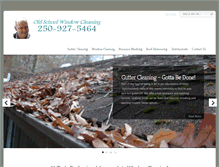 Tablet Screenshot of oldschoolwindowcleaning.com